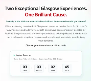 3 Days left to get your bids in! Don’t miss out Two Exceptional Experiences. One