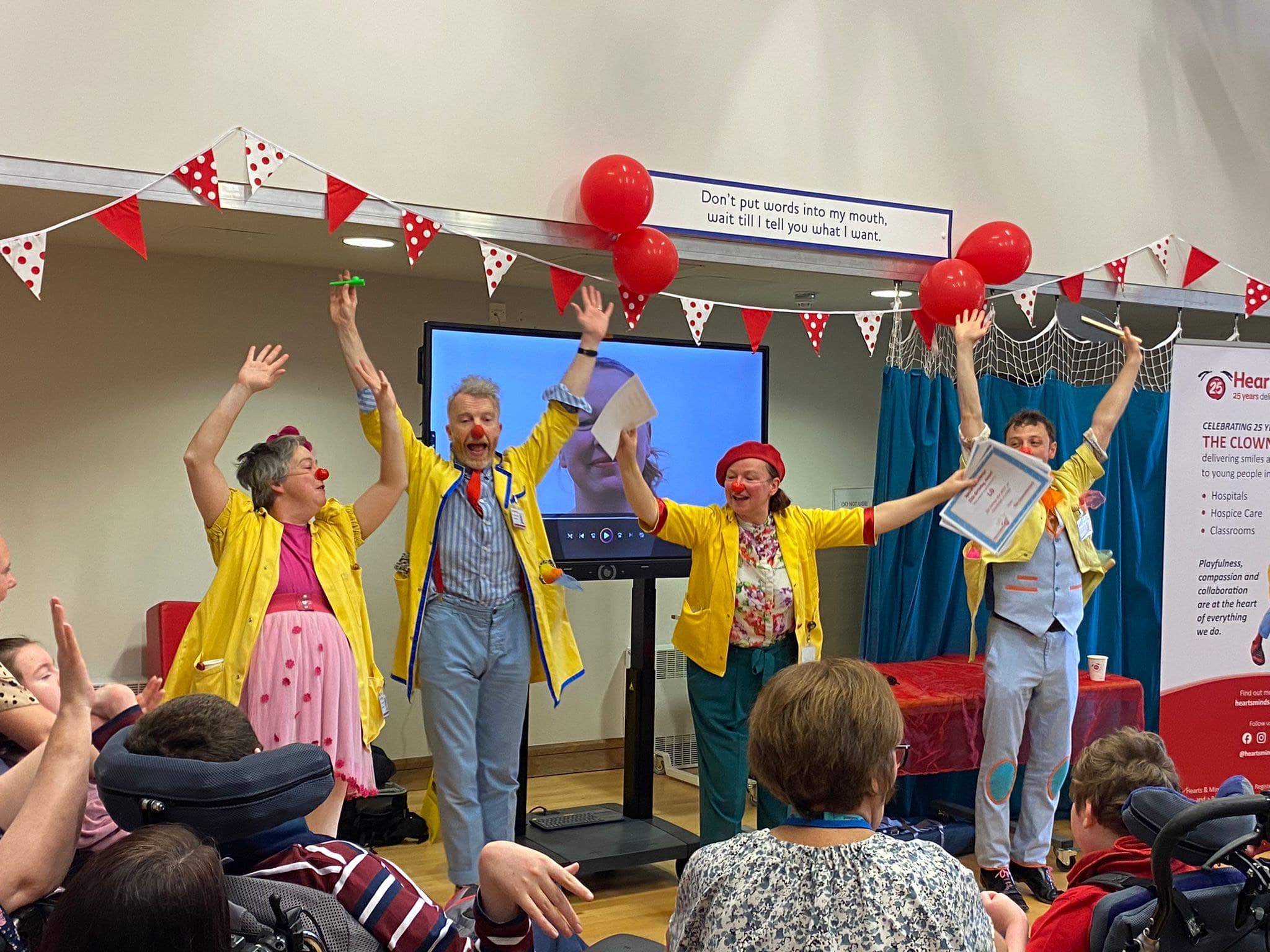 The Clowndoctors kick off 25th anniversary celebrations with the Royal Blind School Edinburgh