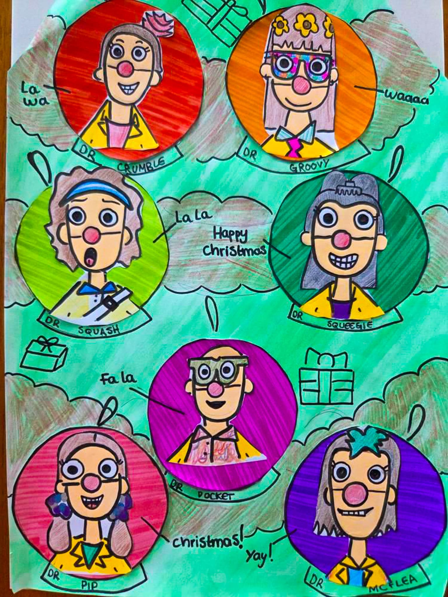 Sophia’s Christmas Gift: A Special Drawing for the Clowndoctor’s Christmas Card